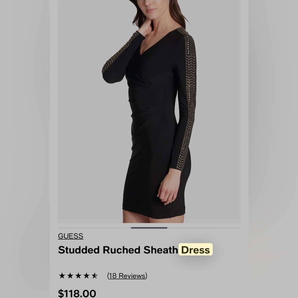 Guess dress with beautiful beading 🖤💫